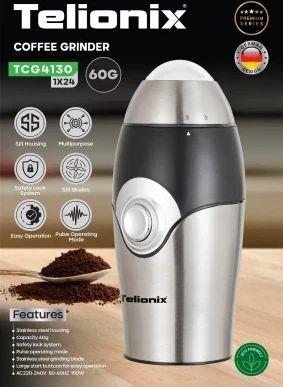 آسیاب ادویه جات 60 گرمی تلیونیکس مدلTCG4130