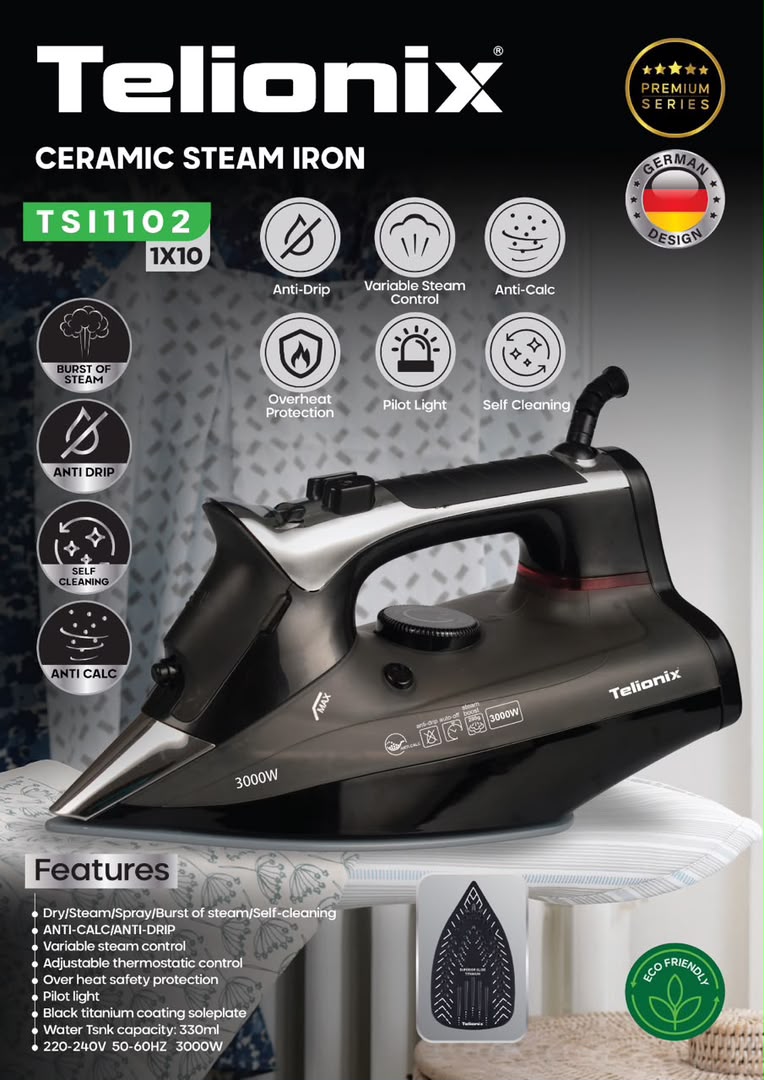 اتو بخار تلیونیکس مدل TSI1102