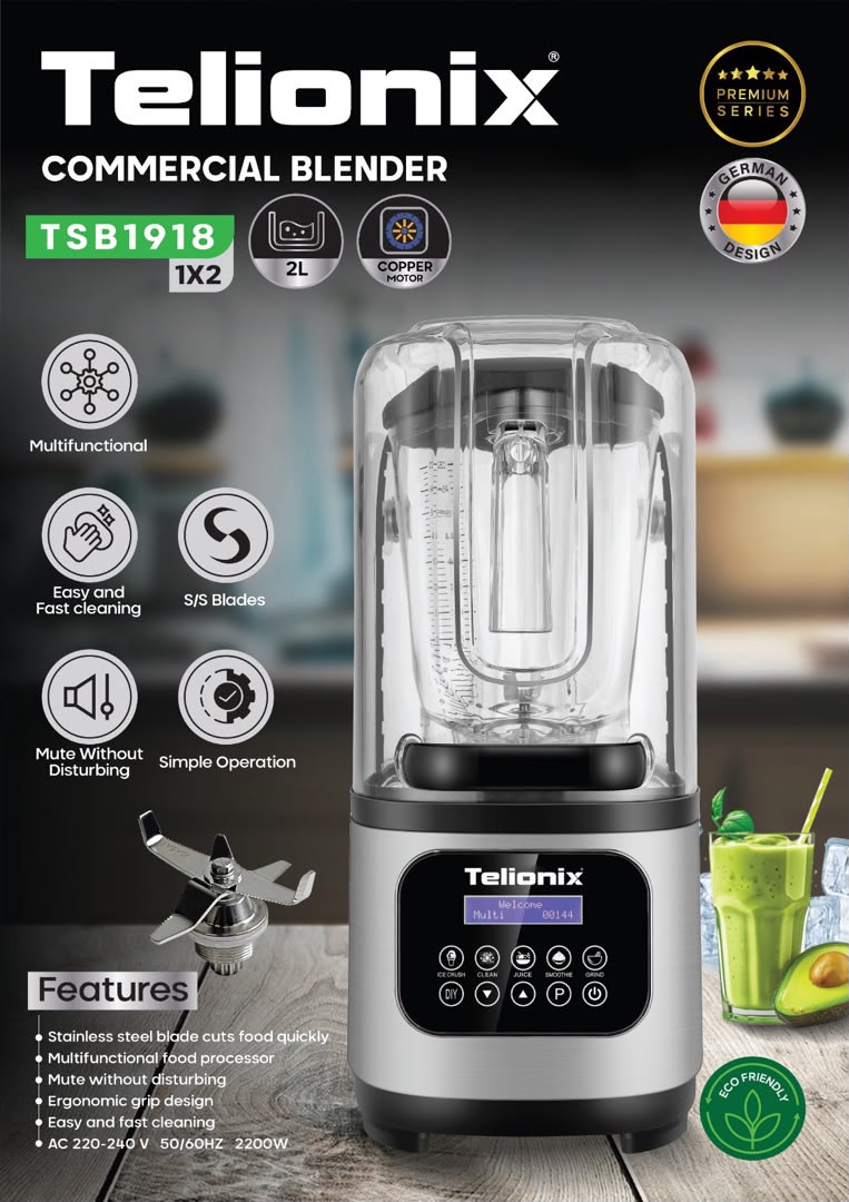 مخلوط کن حرفه‌ای تلیونیکس مدل TSB1918